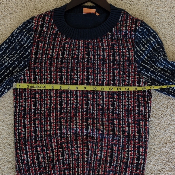 Tory Burch Navy and Red Knit Sweater - Picture 7 of 7